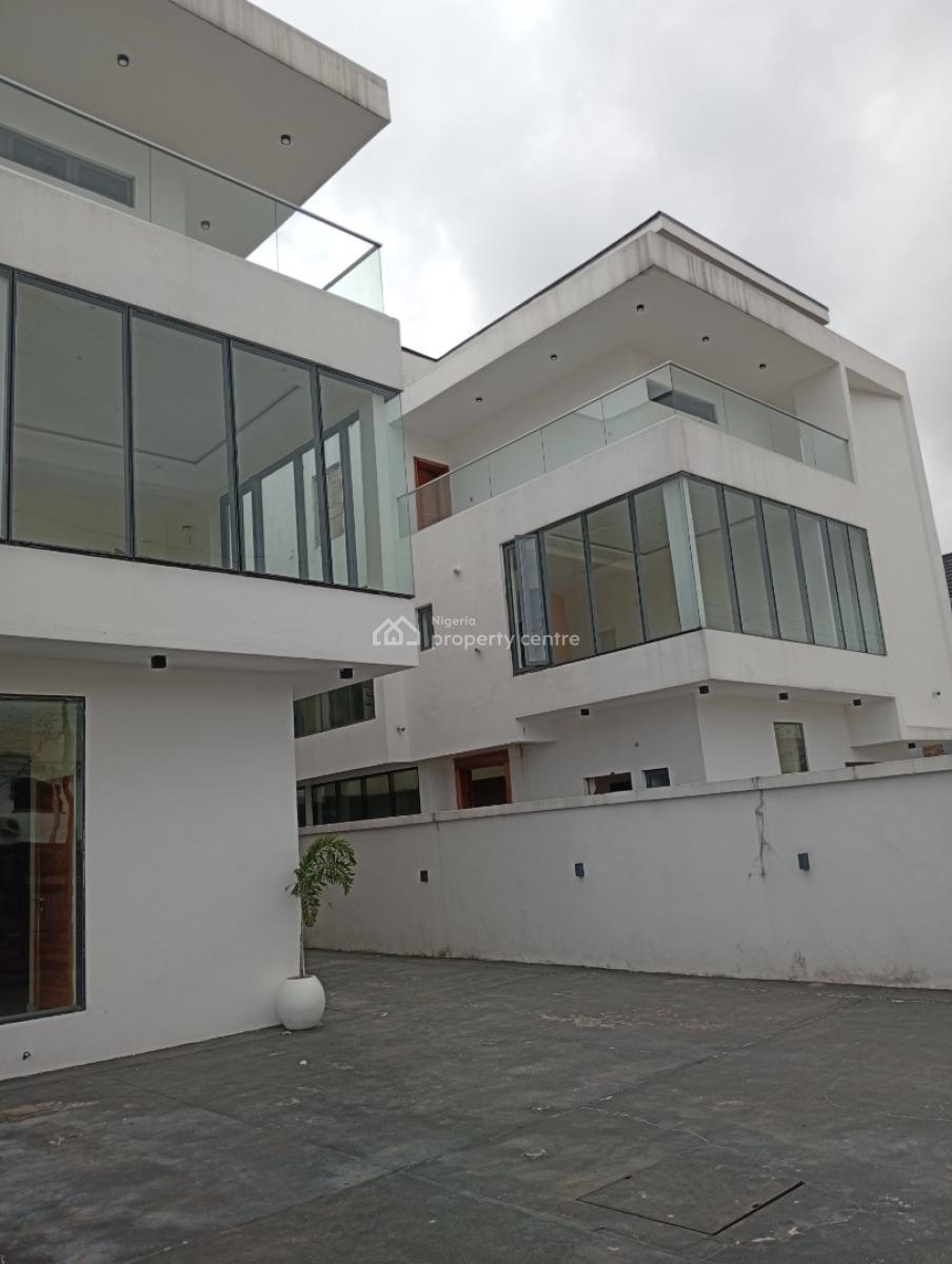 Top Luxury 6 Bedroom Detached House with 2 Rooms Bq on 500 Sqm, Off Durosimi Etti Drive, Lekki, Lagos, Detached Duplex for Sale