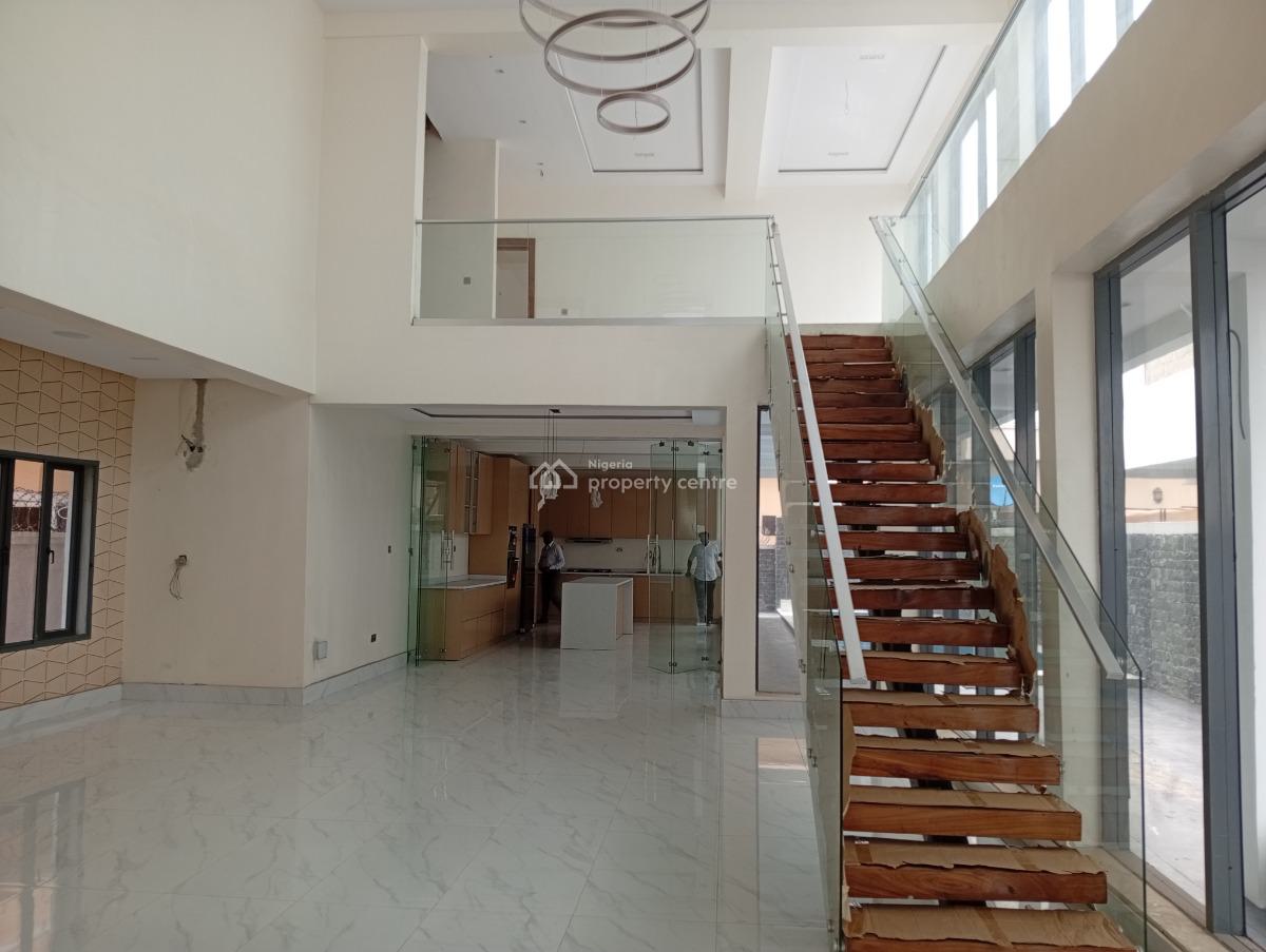 Top Luxury 6 Bedroom Detached House with 2 Rooms Bq on 500 Sqm, Off Durosimi Etti Drive, Lekki, Lagos, Detached Duplex for Sale