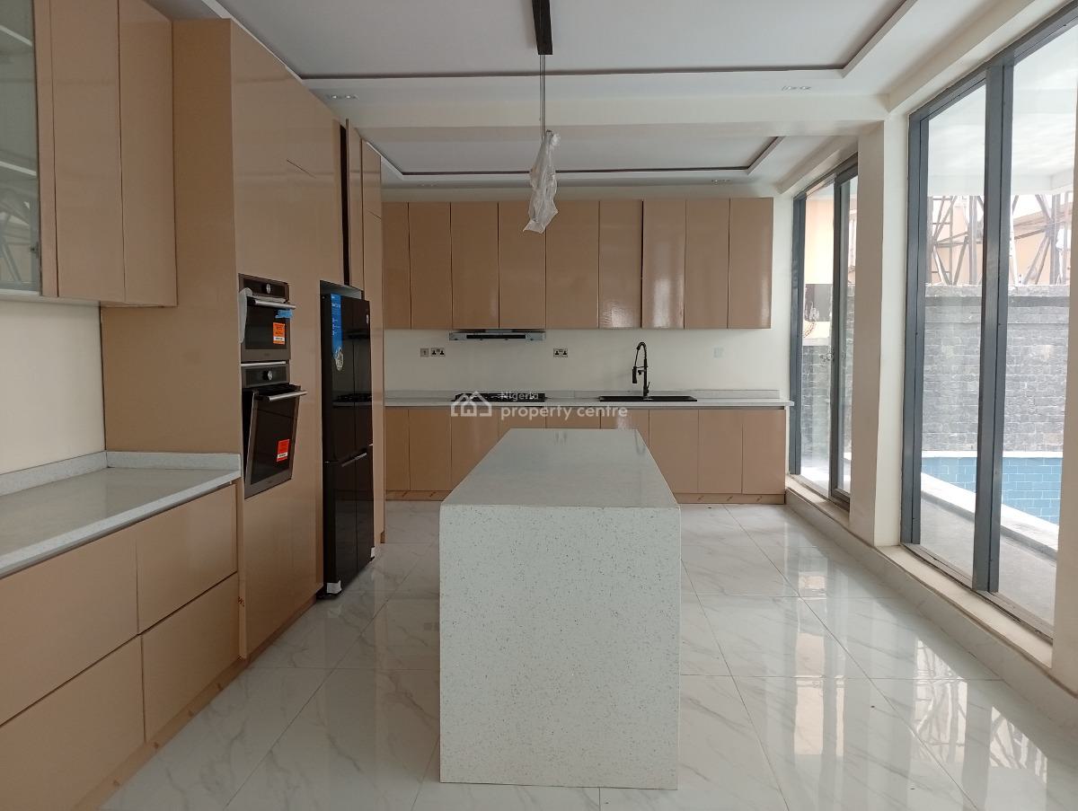 Top Luxury 6 Bedroom Detached House with 2 Rooms Bq on 500 Sqm, Off Durosimi Etti Drive, Lekki, Lagos, Detached Duplex for Sale