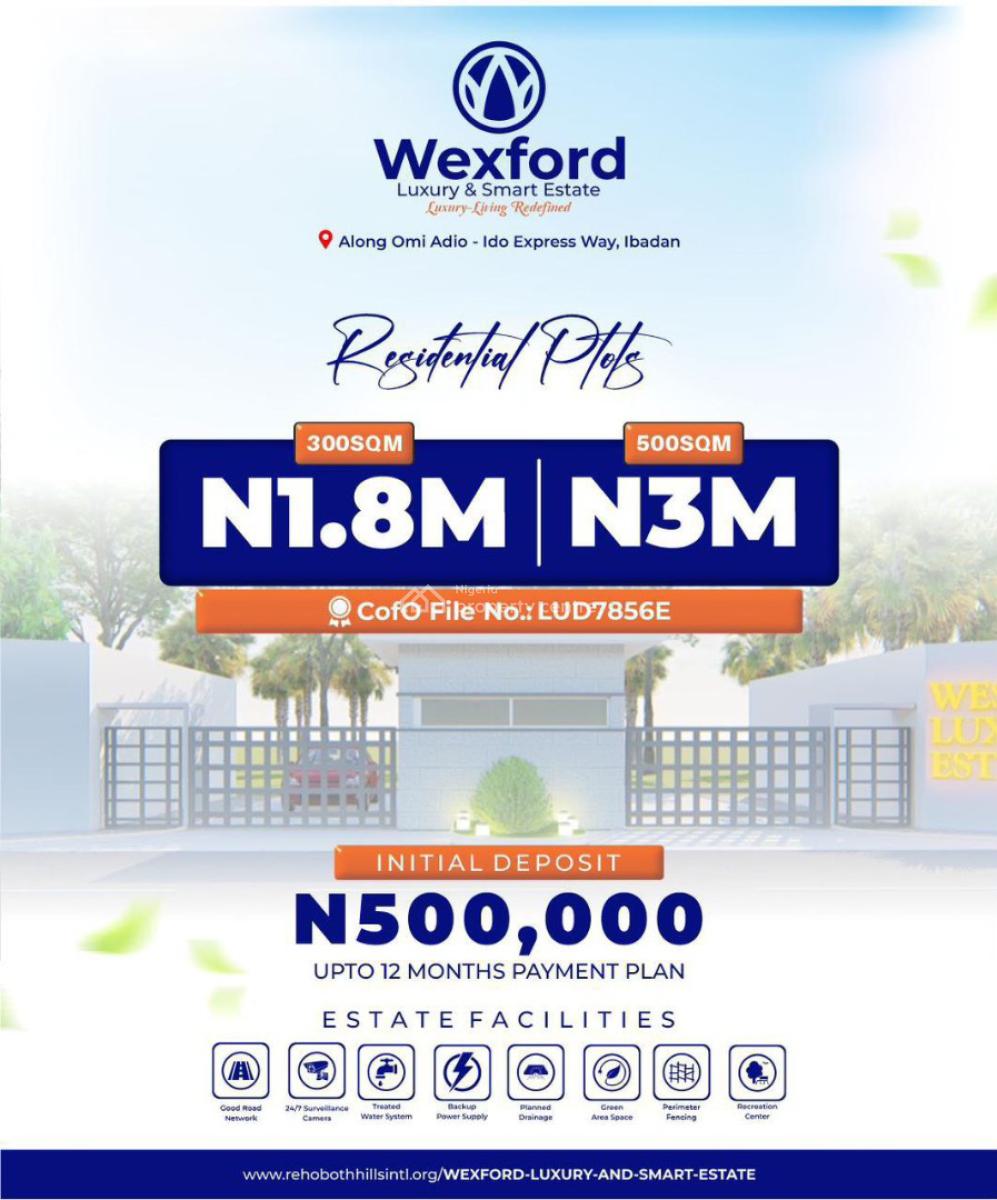 1% of 1% in The Real Estate Market, Omi Adio with C of O, Ibadan, Oyo, Mixed-use Land for Sale