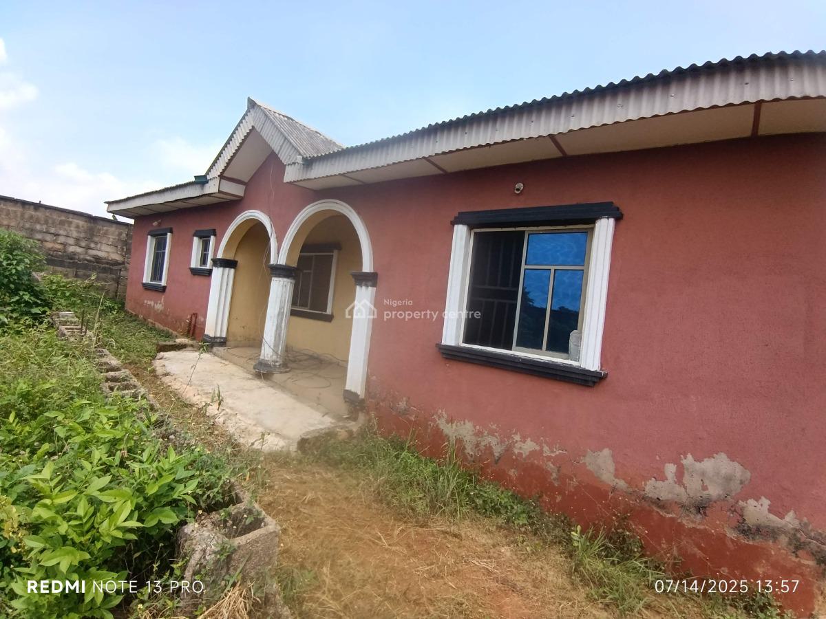 2 Bedroom Flat with a Room Self Contained Setback with Foundation, Itele Close to Ayobo Lagos, Ado-odo/ota, Ogun, Detached Bungalow for Sale
