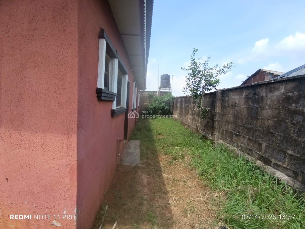 2 Bedroom Flat with a Room Self Contained Setback with Foundation, Itele Close to Ayobo Lagos, Ado-odo/ota, Ogun, Detached Bungalow for Sale