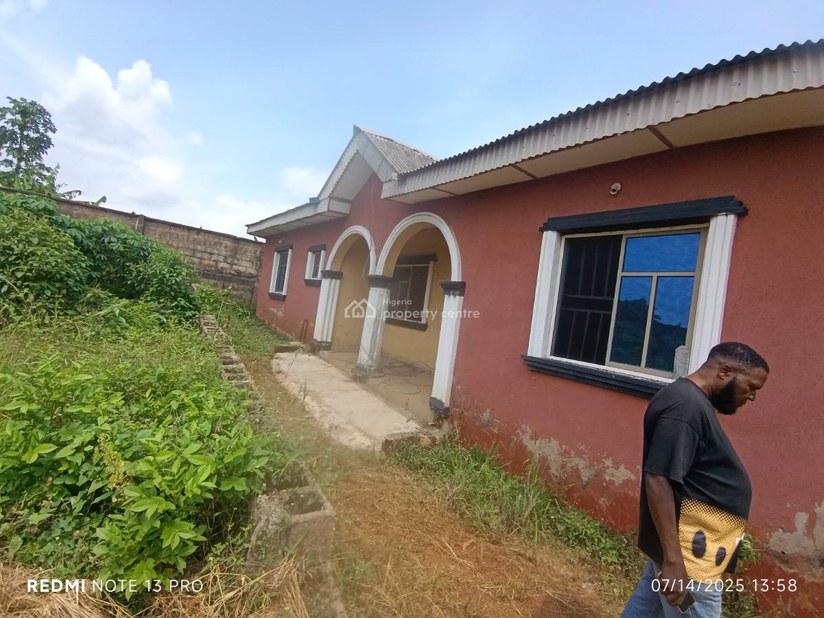 2 Bedroom Flat with a Room Self Contained Setback with Foundation, Itele Close to Ayobo Lagos, Ado-odo/ota, Ogun, Detached Bungalow for Sale