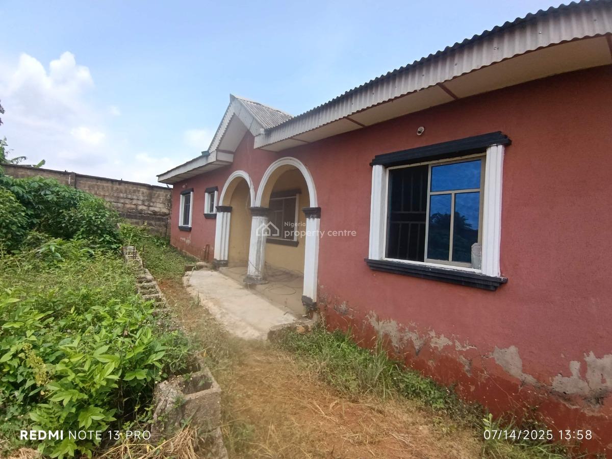 2 Bedroom Flat with a Room Self Contained Setback with Foundation, Itele Close to Ayobo Lagos, Ado-odo/ota, Ogun, Detached Bungalow for Sale
