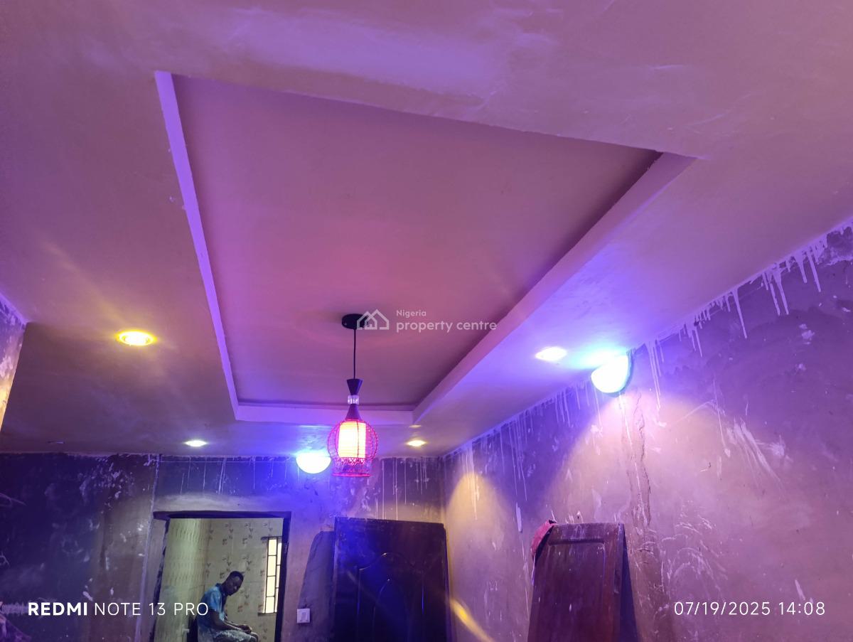 Newly Built 2 Bedroom Flat Pop Ceiling Prepaid Meter Wardrobe 9ice Kit, Meiran Ijaiye Lagos, Meiran, Agege, Lagos, Flat / Apartment for Rent