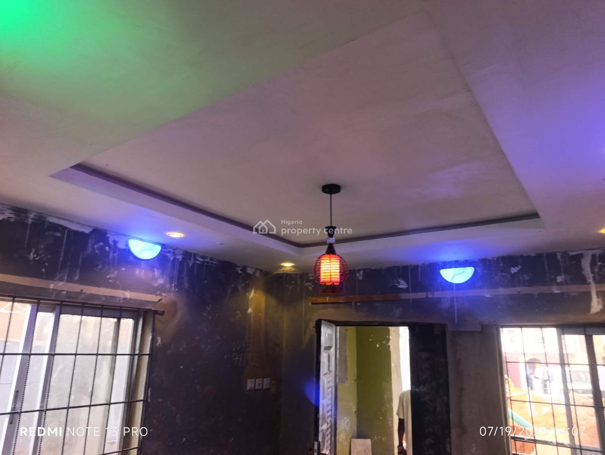 Newly Built Mini Flat Pop Ceiling Prepaid Meter Wardrobe 9ice Kitchen, Meiran Ijaiye Lagos, Meiran, Agege, Lagos, Mini Flat (room and Parlour) for Rent