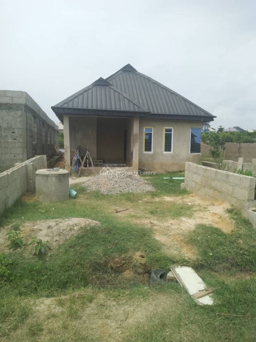 2 Bedroom  Bungalow + Foundation of Room& Parlor, Oreta, Igbogbo, Ikorodu, Lagos, House for Sale