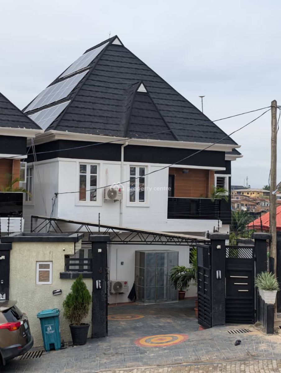 Four Bedroom Fully Detached Duplex with Two Bedroom Bq,, Owner Occupie, Inside an Estate Off College Road Ogba Ikeja, Ogba, Ikeja, Lagos, Detached Duplex for Sale