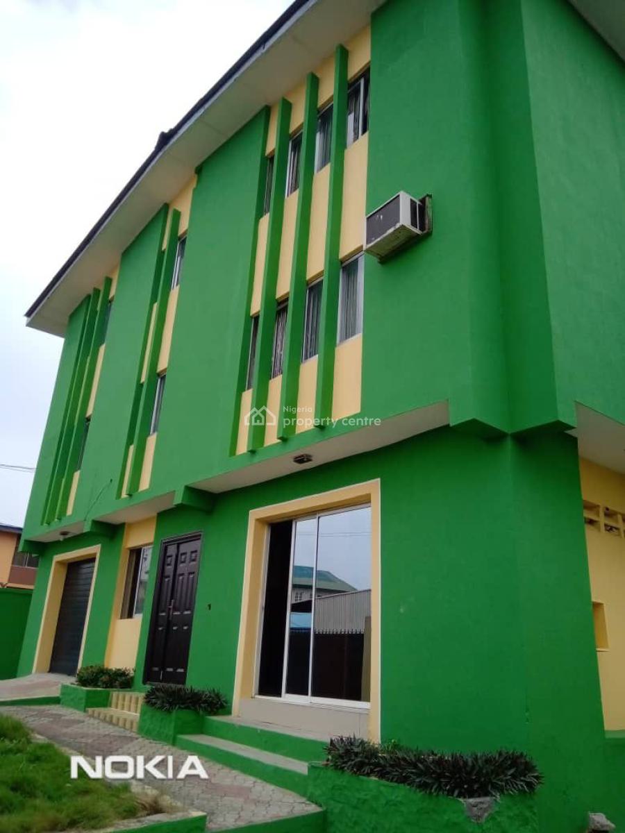 a Solid Block of 3units 3bedroom Plus 5bedroom Duplex in Secured Area, in a Mini Estate at Iyana Ipaja Alimosho Lagos, Iyana Ipaja, Ipaja, Lagos, Block of Flats for Sale