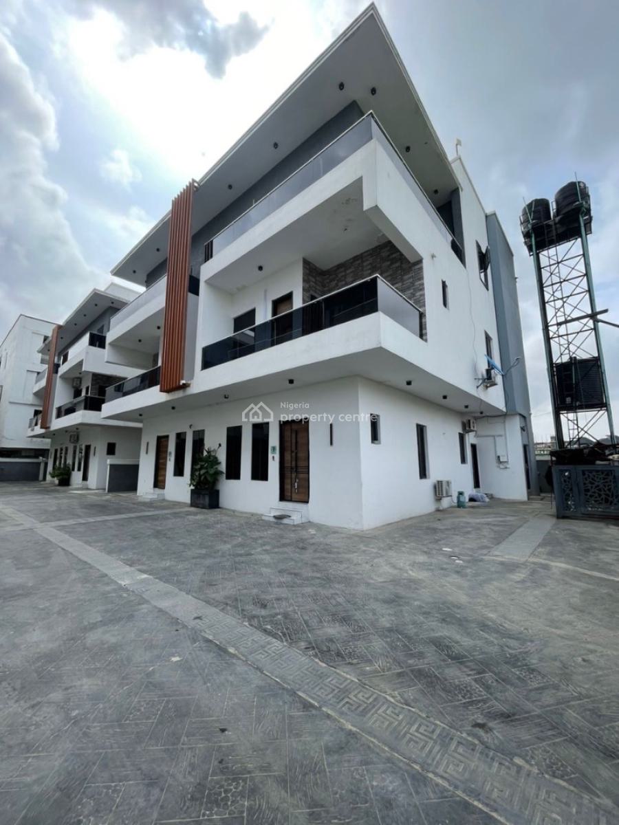Spacious 5 Bedroom Duplex in a Fully Serviced Mini Estate, Atlantic Nominee Layout, General Paint Bus Stop, Ajah, Lagos, Semi-detached Duplex for Sale