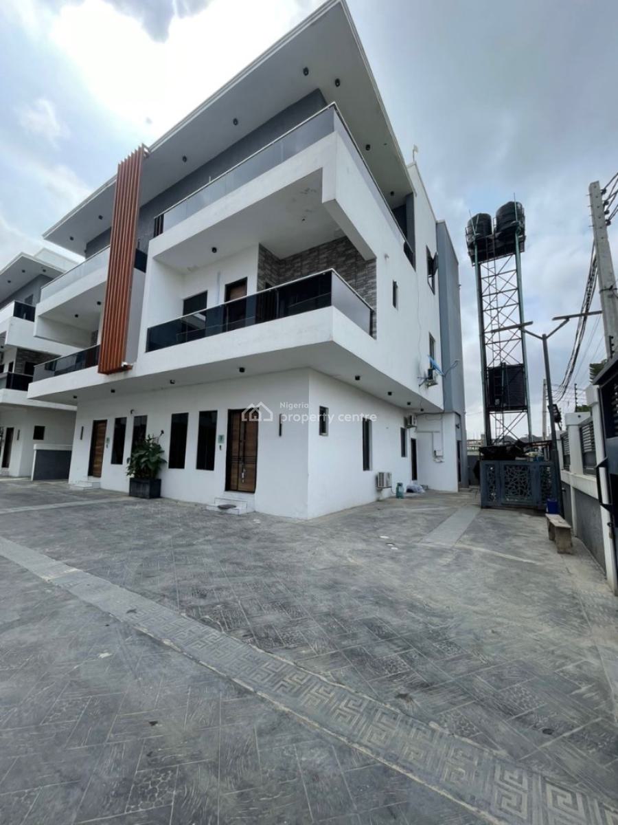 Spacious 5 Bedroom Duplex in a Fully Serviced Mini Estate, Atlantic Nominee Layout, General Paint Bus Stop, Ajah, Lagos, Semi-detached Duplex for Sale