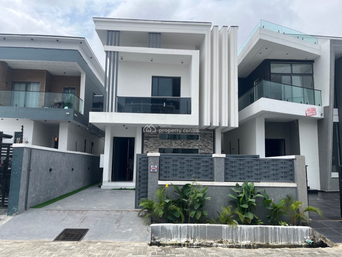 Stunning 5 Bedroom Fully Detached Duplex with  Bq and Swimming Pool, Ajah Lekki Lagos, Ajah, Lagos, Detached Duplex for Sale