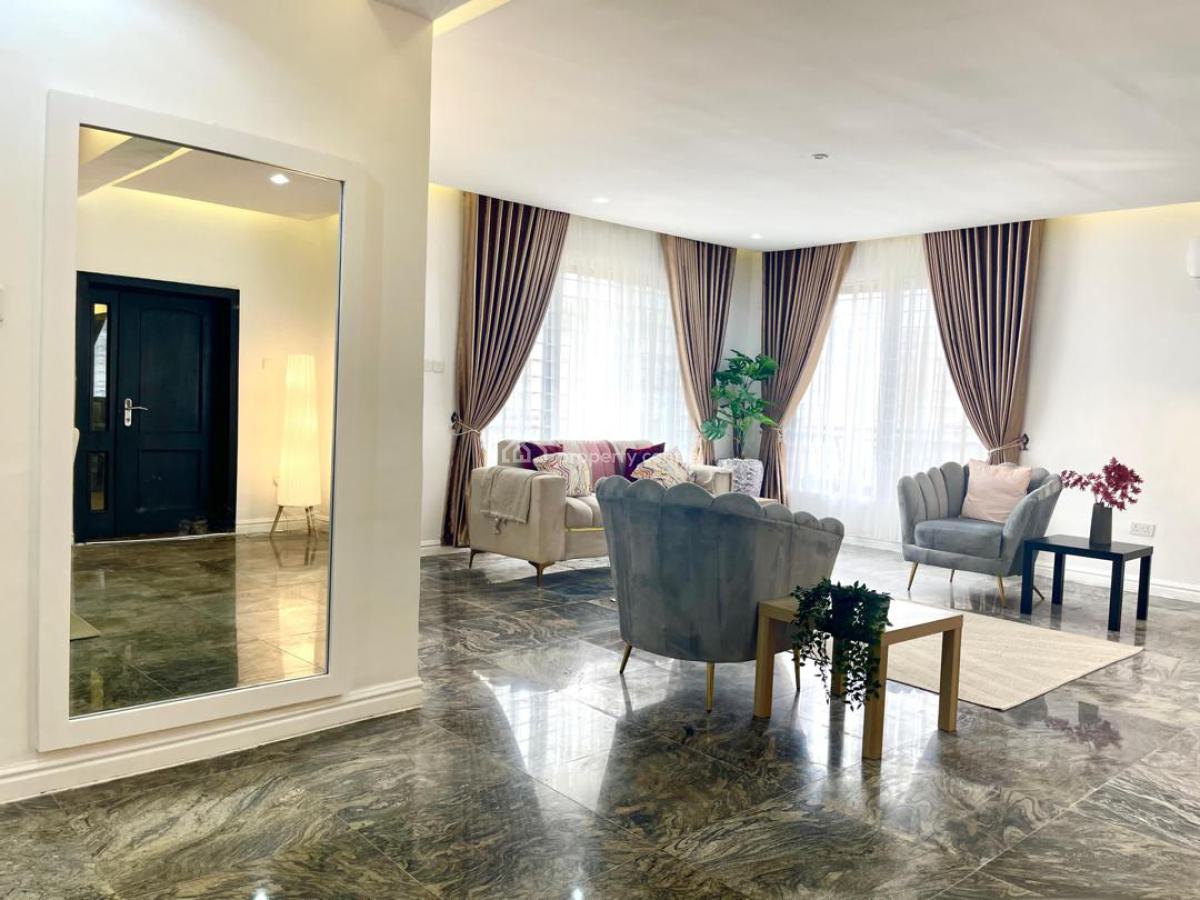 Furnished 3 Bedroom Fully Serviced Apartment with Bq, Off Admiralty Road, Lekki Phase 1, Lekki, Lagos, Flat / Apartment for Rent