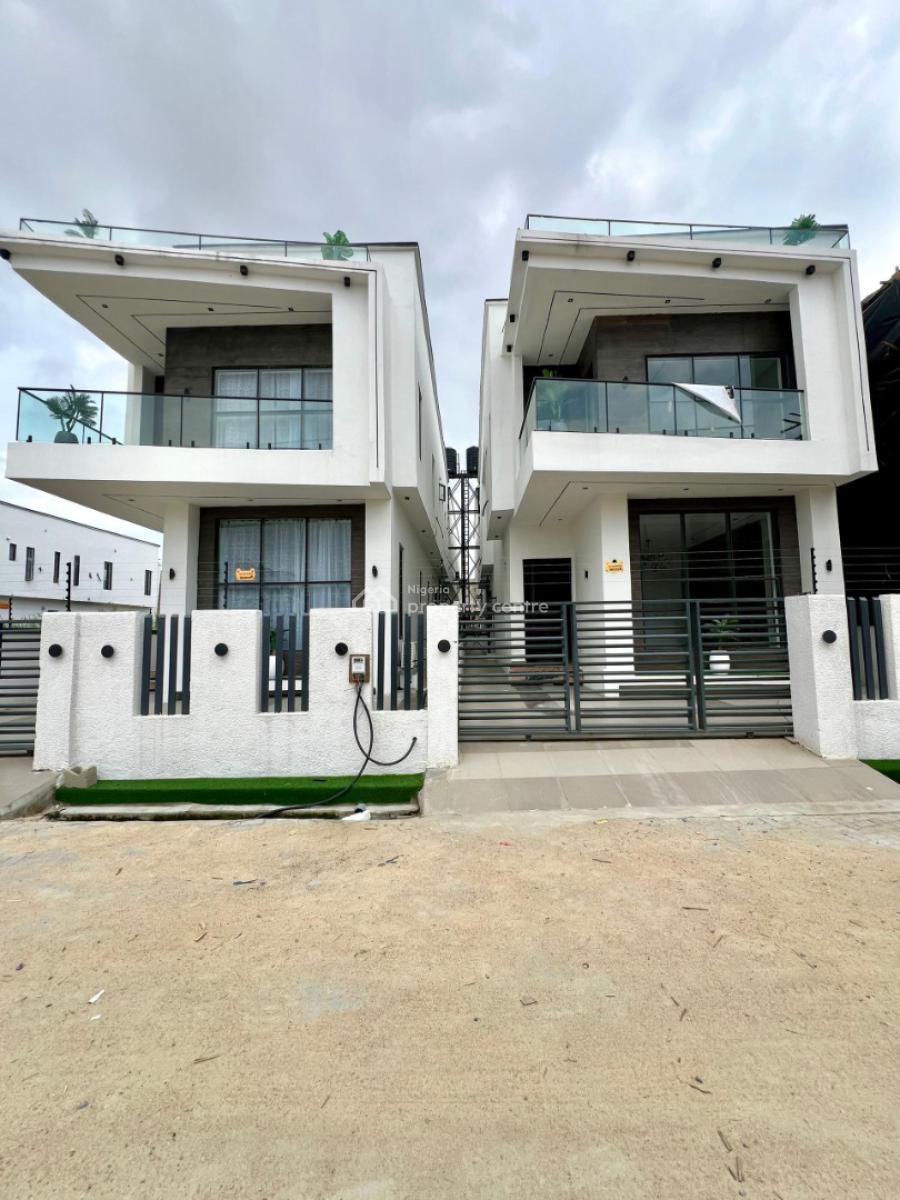 Well Built 4 Bedroom Semi Detached Duplex with Bq, Ajah, Lagos, Semi-detached Duplex for Sale