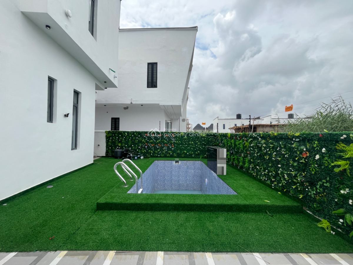 Stunning 5 Bedroom Fully Detached Duplex with  Bq, Gym and Pool, Ajah Lekki Lagos, Ajah, Lagos, Detached Duplex for Sale