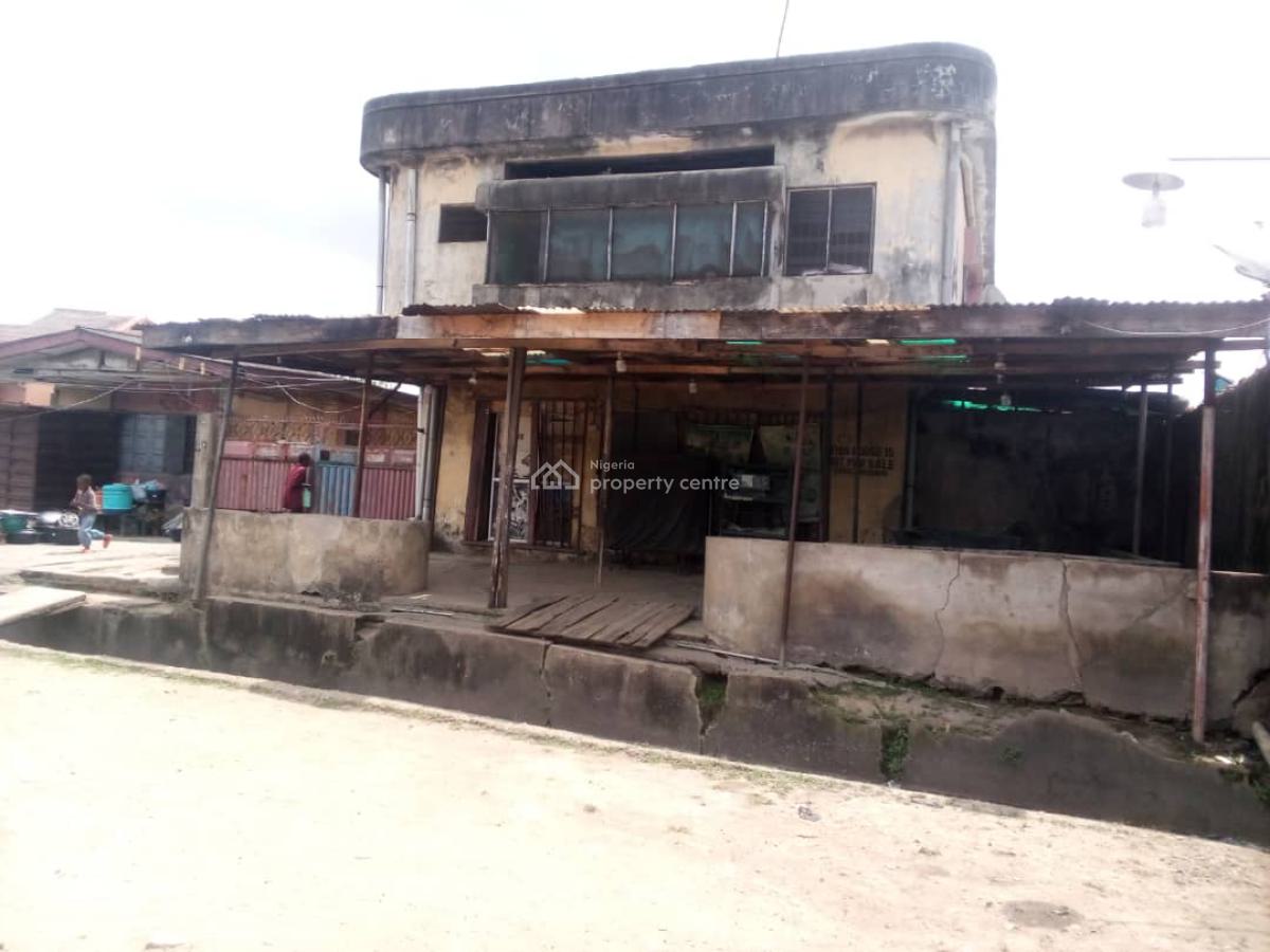Storey Building, Consisting of Flats & Shops, Corner Piece Full Plot, Ijesha, Surulere, Lagos, House for Sale