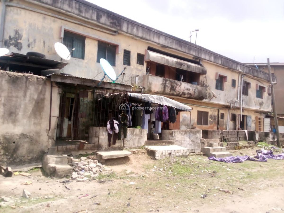 Storey Building, Consisting of Flats & Shops, Corner Piece Full Plot, Ijesha, Surulere, Lagos, House for Sale