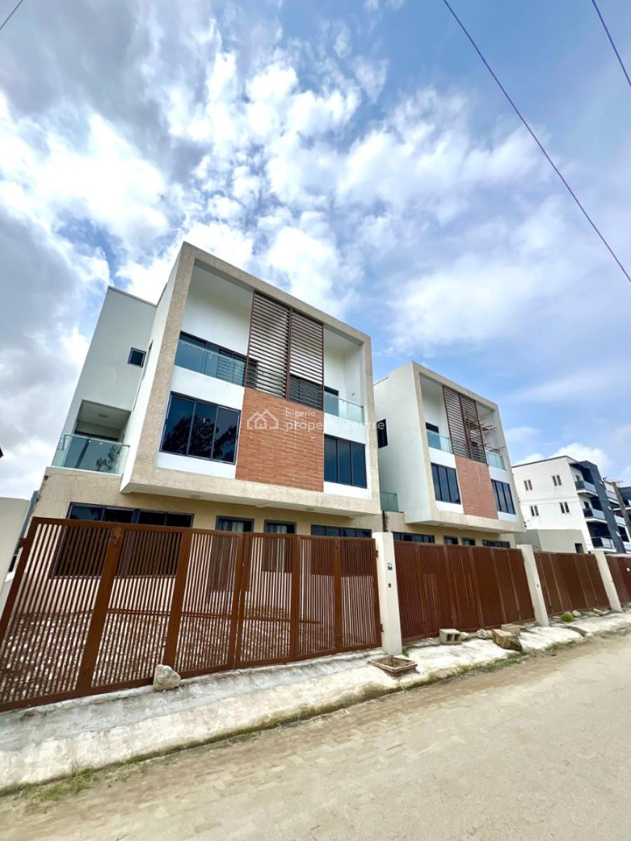 Fully Service 4bedroom Terrace Duplex at Ikate By Dim, Off Kusenla Road Ikate Lekki By Dim, Ikate Elegushi, Lekki, Lagos, Terraced Duplex for Rent