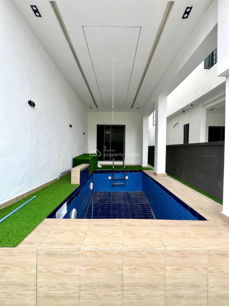Fully Detached 5 Bedroom Fully Detached Duplex with Bq and Pool, Ajah, Lagos, Detached Duplex for Sale