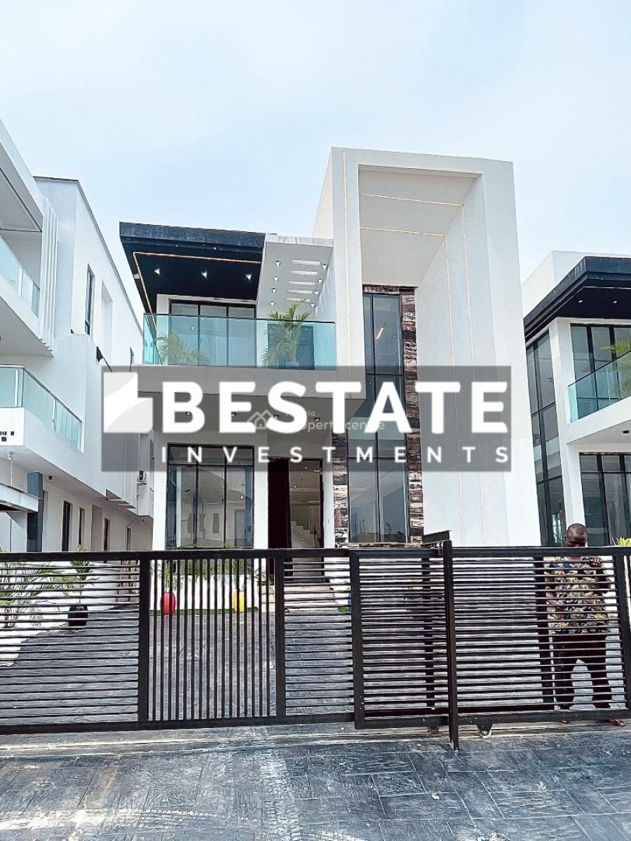 Luxury 5 Bedroom Fully Detached Duplex with Swimming Pool & Bq, Chevron, Lekki, Lagos, Detached Duplex for Sale
