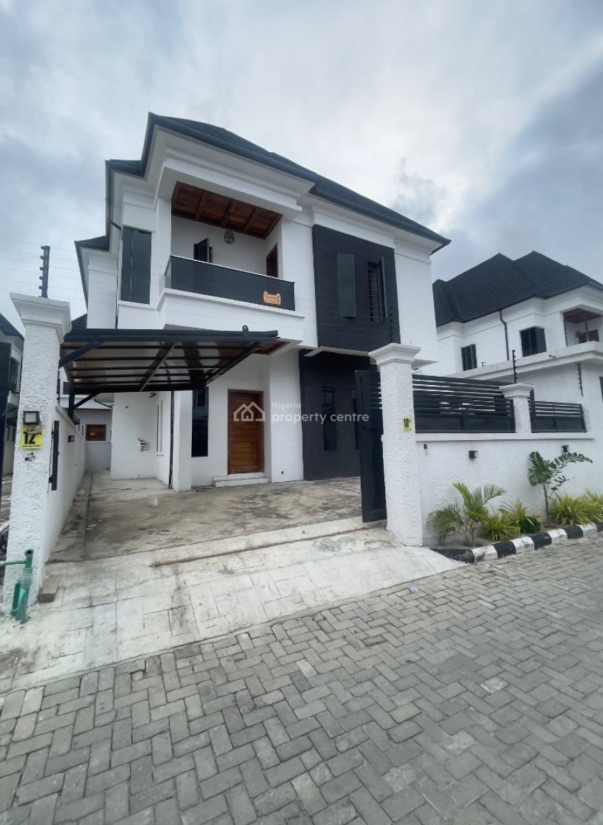 Nicely Built 5bedroom Fully Detached with Bq & Security House, Chevron Tollgate By Orchid Road, Lekki, Lagos, Detached Duplex for Sale
