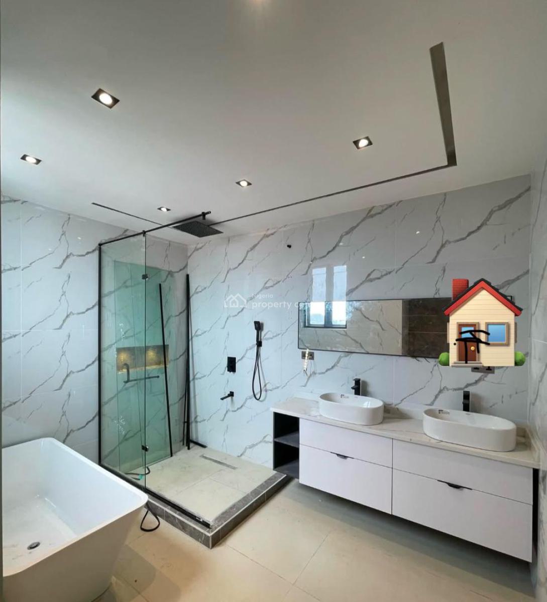 Newly Built 5 Bedroom Smart House with 2 Maid Rooms, Lekki Phase 1, Lekki, Lagos, House for Sale