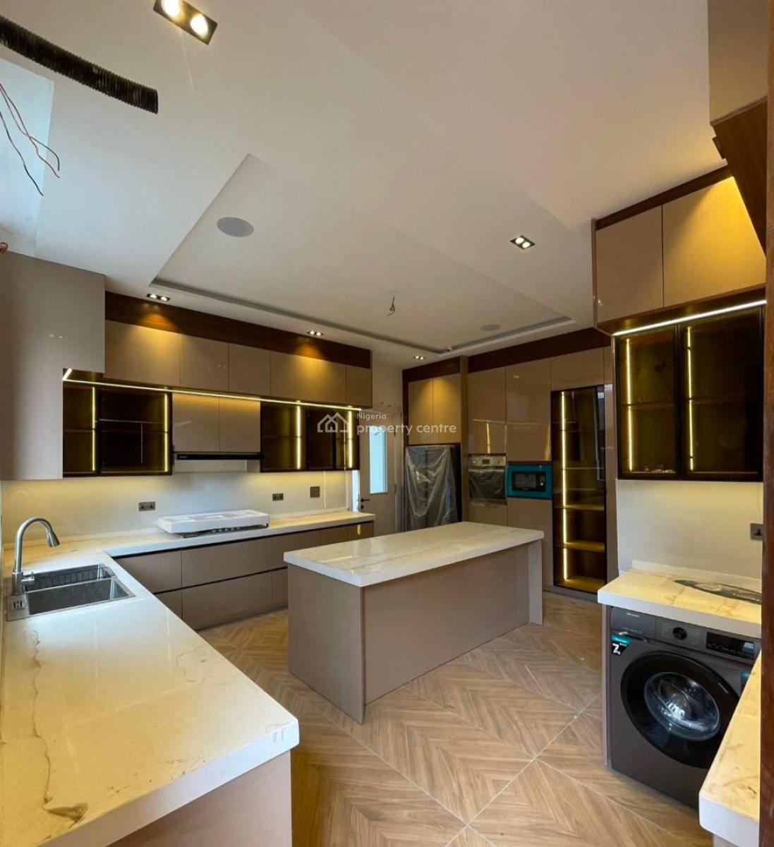 Newly Built 5 Bedroom Smart House with 2 Maid Rooms, Lekki Phase 1, Lekki, Lagos, House for Sale