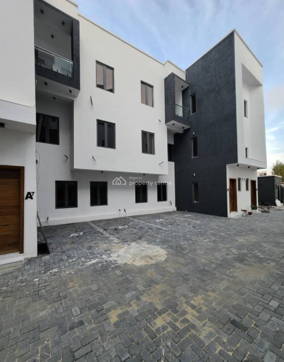 Service 4 Bedroom Terrace Duplex with Bq, Off Admiralty Lekki Phase 1 By Bis, Lekki Phase 1, Lekki, Lagos, Terraced Duplex for Rent
