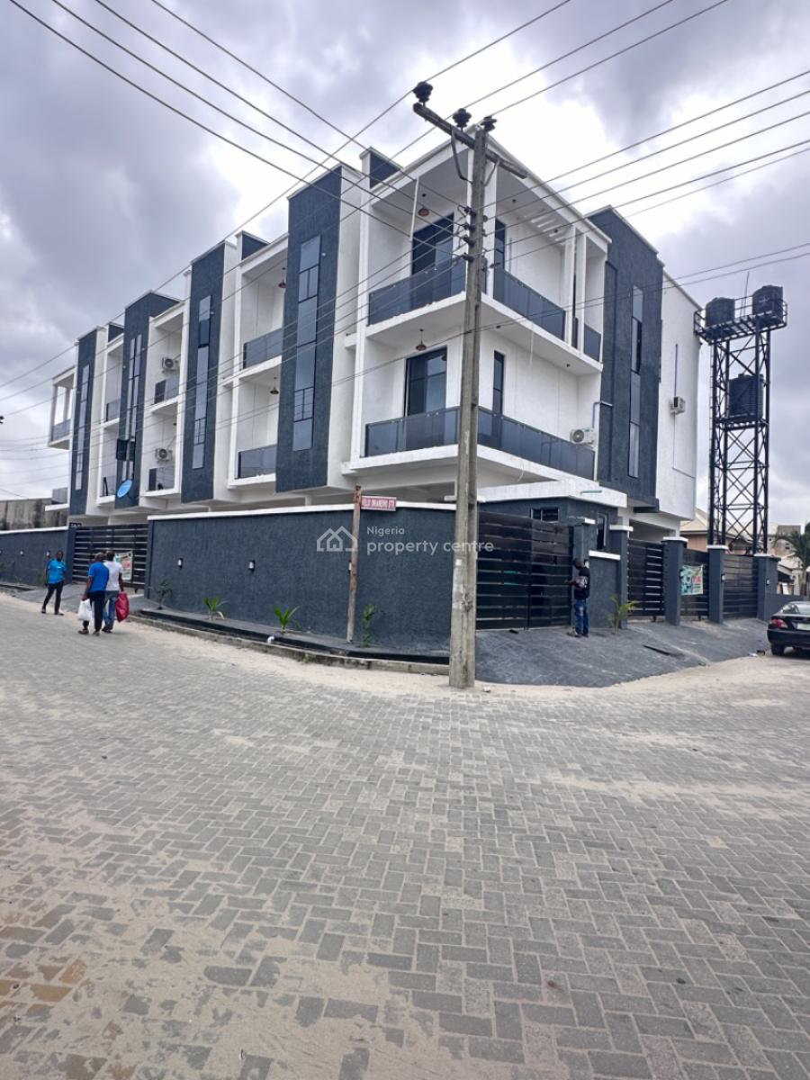 Large 2 Bedroom Duplex, By Lbs, Sangotedo Axis, Lekki Phase 2, Lekki, Lagos, Terraced Duplex for Sale