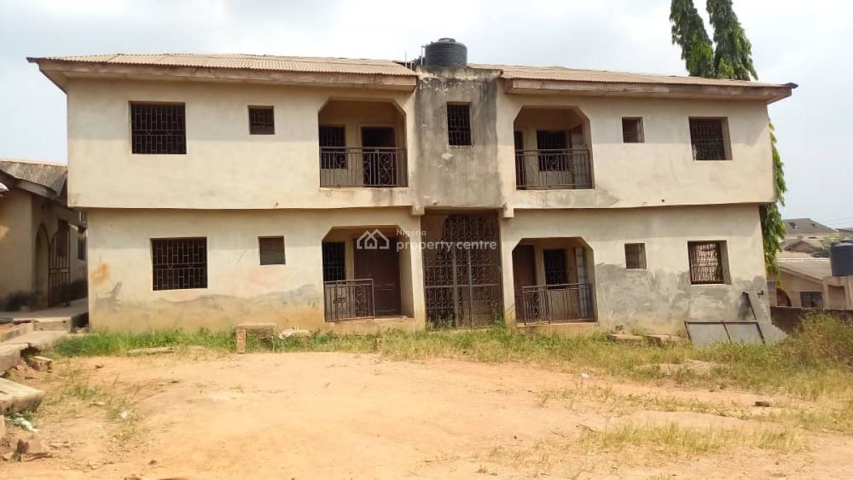 a 2 Plot of Land Consisting of 3 Bedrooms, Self Contd and 2 Bedrooms, Oke-aro, Ogun, House for Sale