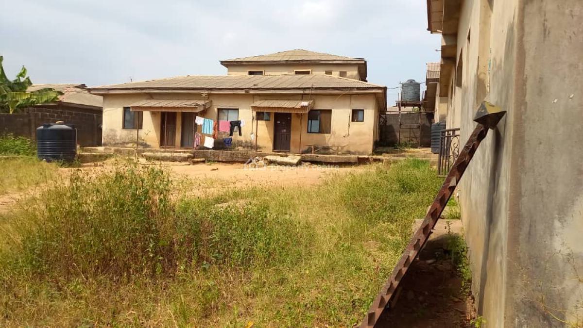 a 2 Plot of Land Consisting of 3 Bedrooms, Self Contd and 2 Bedrooms, Oke-aro, Ogun, House for Sale