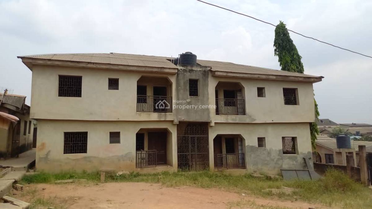 a 2 Plot of Land Consisting of 3 Bedrooms, Self Contd and 2 Bedrooms, Oke-aro, Ogun, House for Sale