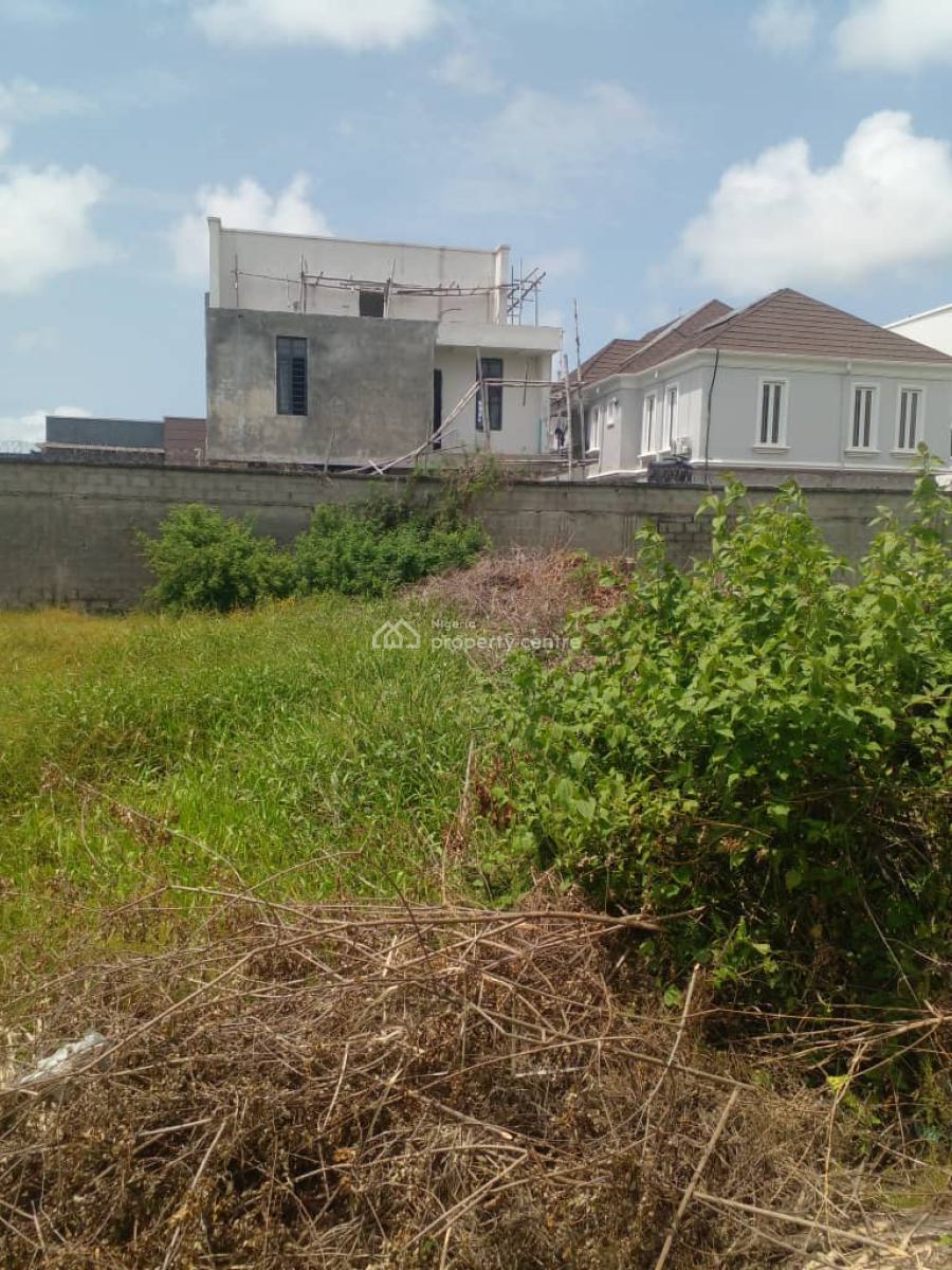 a Water View Land Plus an Unfinished building, Vgc, Lekki, Lagos, Residential Land for Sale