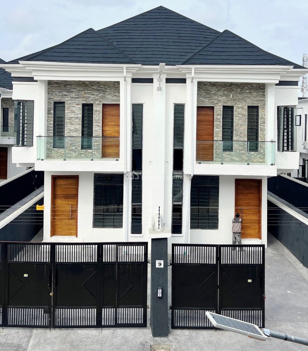 Lovely 4 Bedroom Semi Detached Duplex with Bq, Ikota, Lekki, Lagos, Semi-detached Duplex for Sale