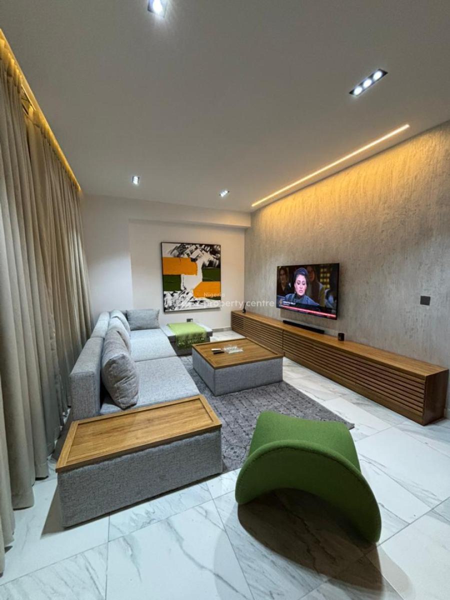 Luxury New 1 Bedroom with Ps5 -big Mirror -board Games - Balcon, Lekki Phase 1, Lekki, Lagos, Flat / Apartment Short Let