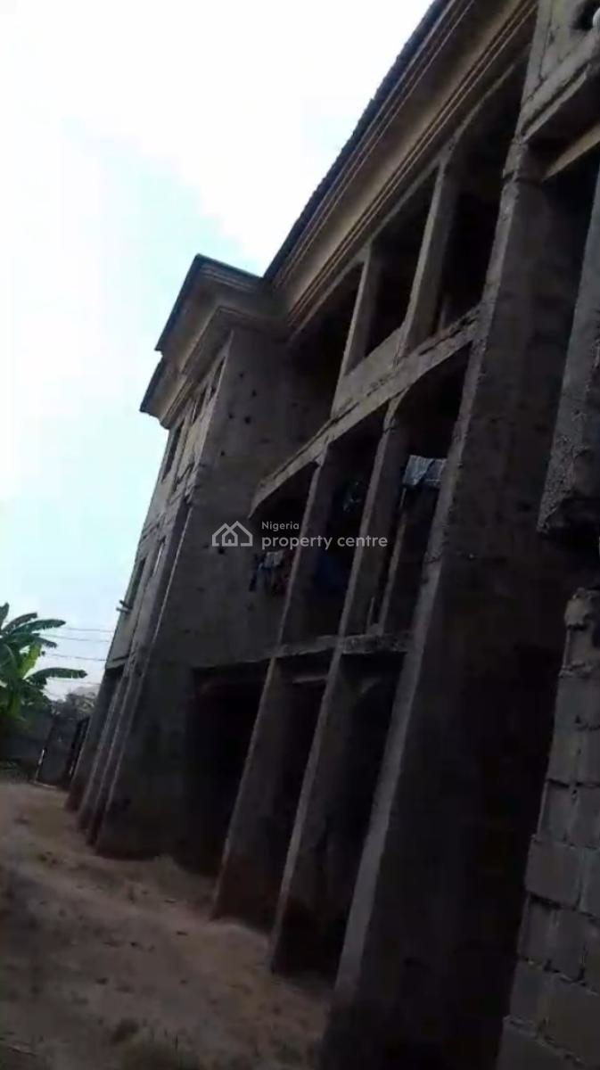 Uncompleted Building on 1plot of Land, Behind Market Square, Ago Palace, Isolo, Lagos, Block of Flats for Sale