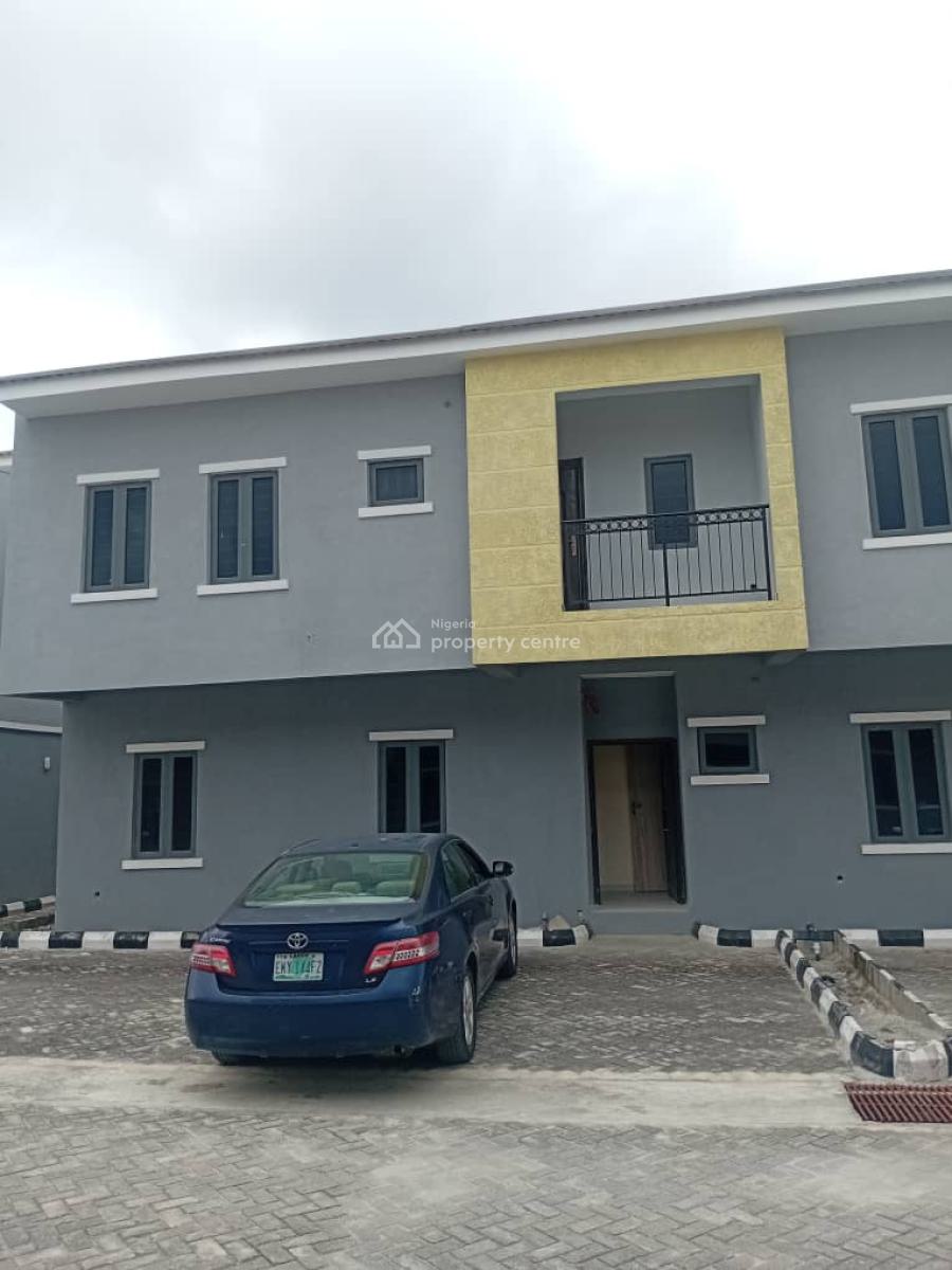 Service 4 Bedroom Terrace with Bq, Ocean Palm Estate, Sangotedo, Ajah, Lagos, Flat / Apartment for Rent