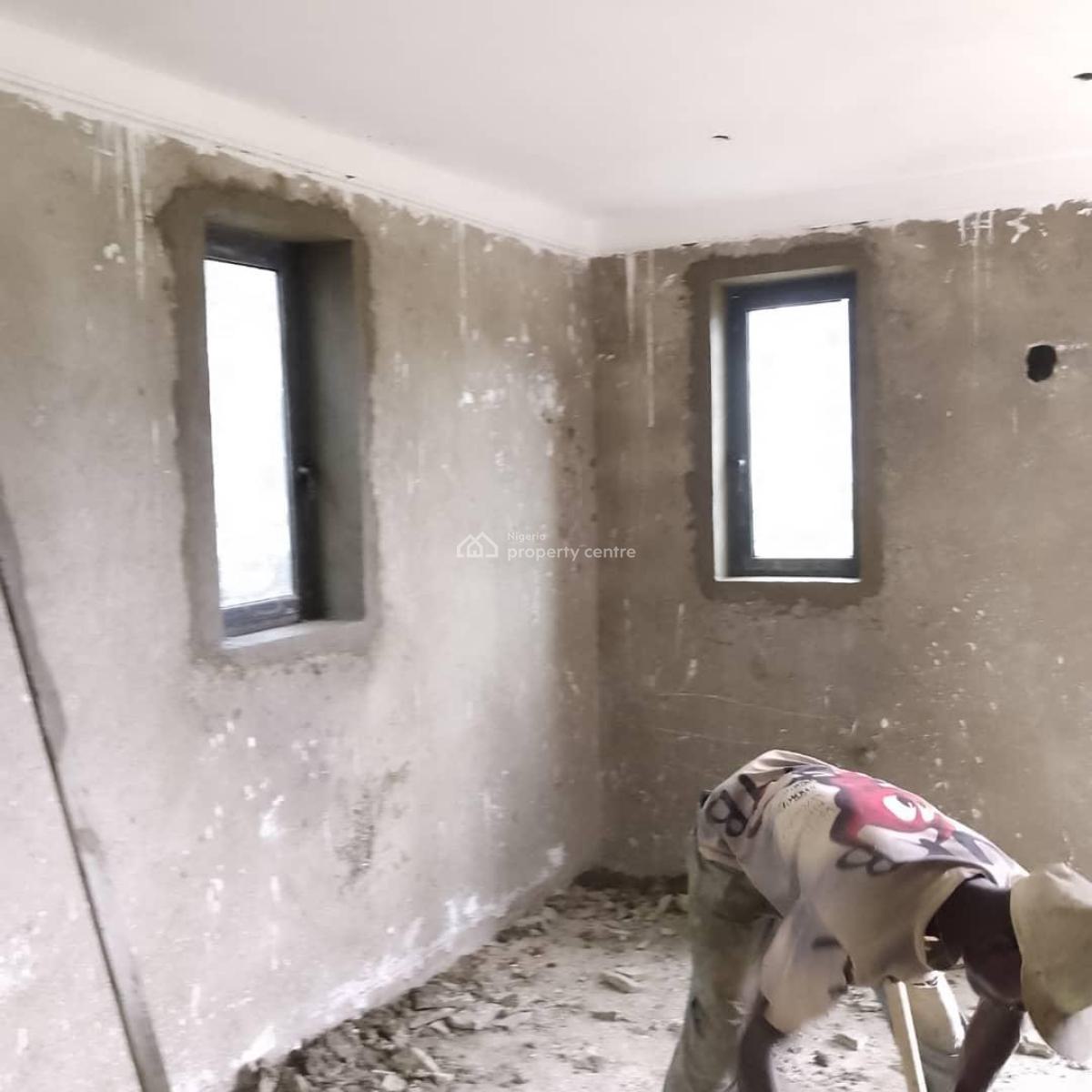 Luxury Semi-finished Carcass 3 Bedrooms Terrace Duplex with B/q, Beechwood Estate, Imalete Alafia, Ibeju Lekki, Lagos, Terraced Duplex for Sale