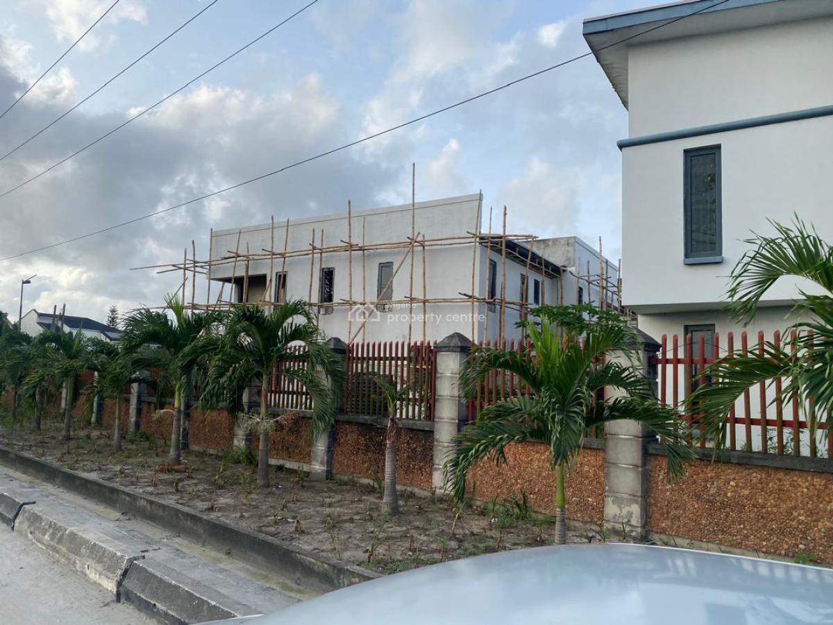 Luxury Semi-finished Carcass 3 Bedrooms Terrace Duplex with B/q, Beechwood Estate, Imalete Alafia, Ibeju Lekki, Lagos, Terraced Duplex for Sale