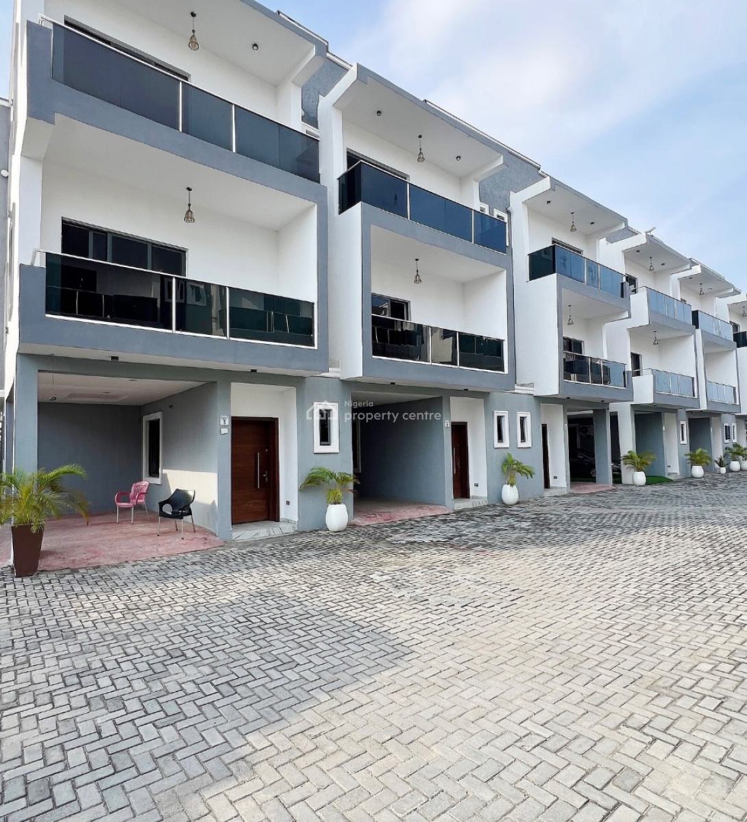 Lovely 5 Bedroom Terrace Duplex with Bq, Ikate, Lekki, Lagos, Terraced Duplex for Sale