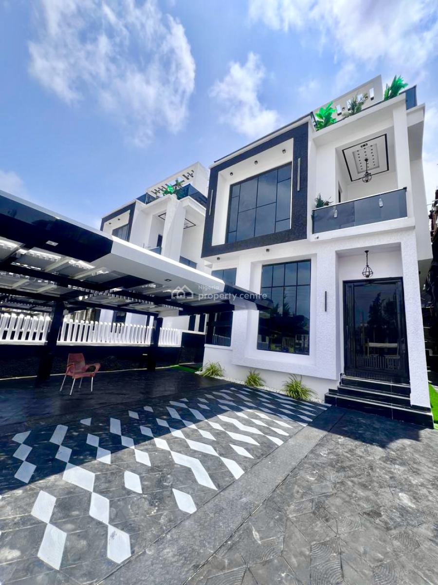 Newly Built Luxurious 5 Bedroom Fully Detached Duplex with Bq, Megamound Estate, Lekki, Lagos, Detached Duplex for Sale