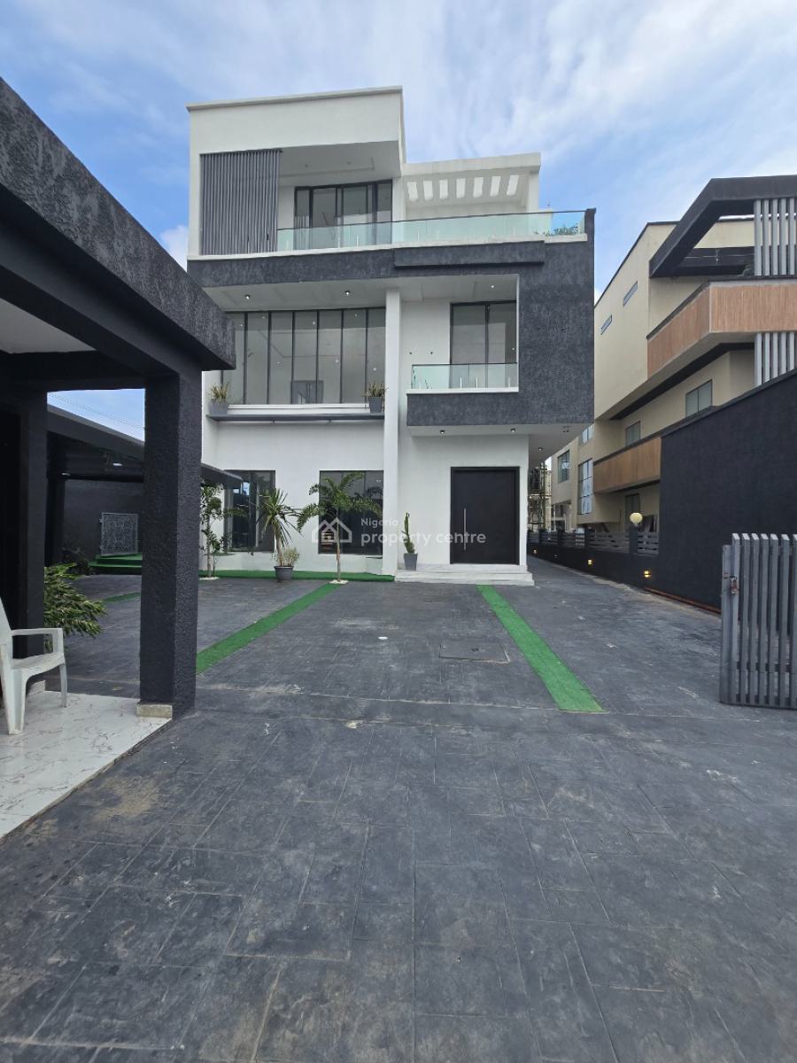 Newly Built 5 Bedroom House, Osapa, Lekki, Lagos, Detached Duplex for Sale