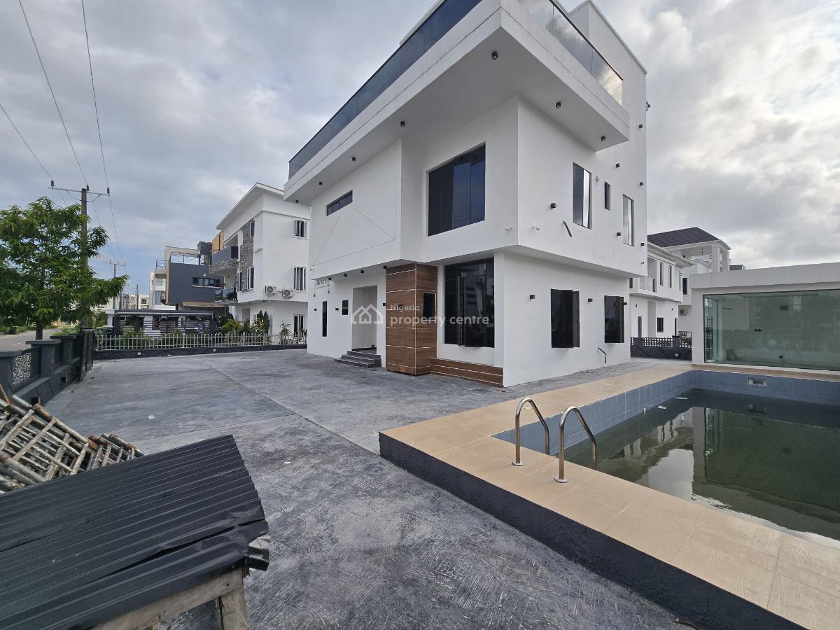 Newly Built 5 Bedroom House, Osapa, Lekki, Lagos, Detached Duplex for Sale