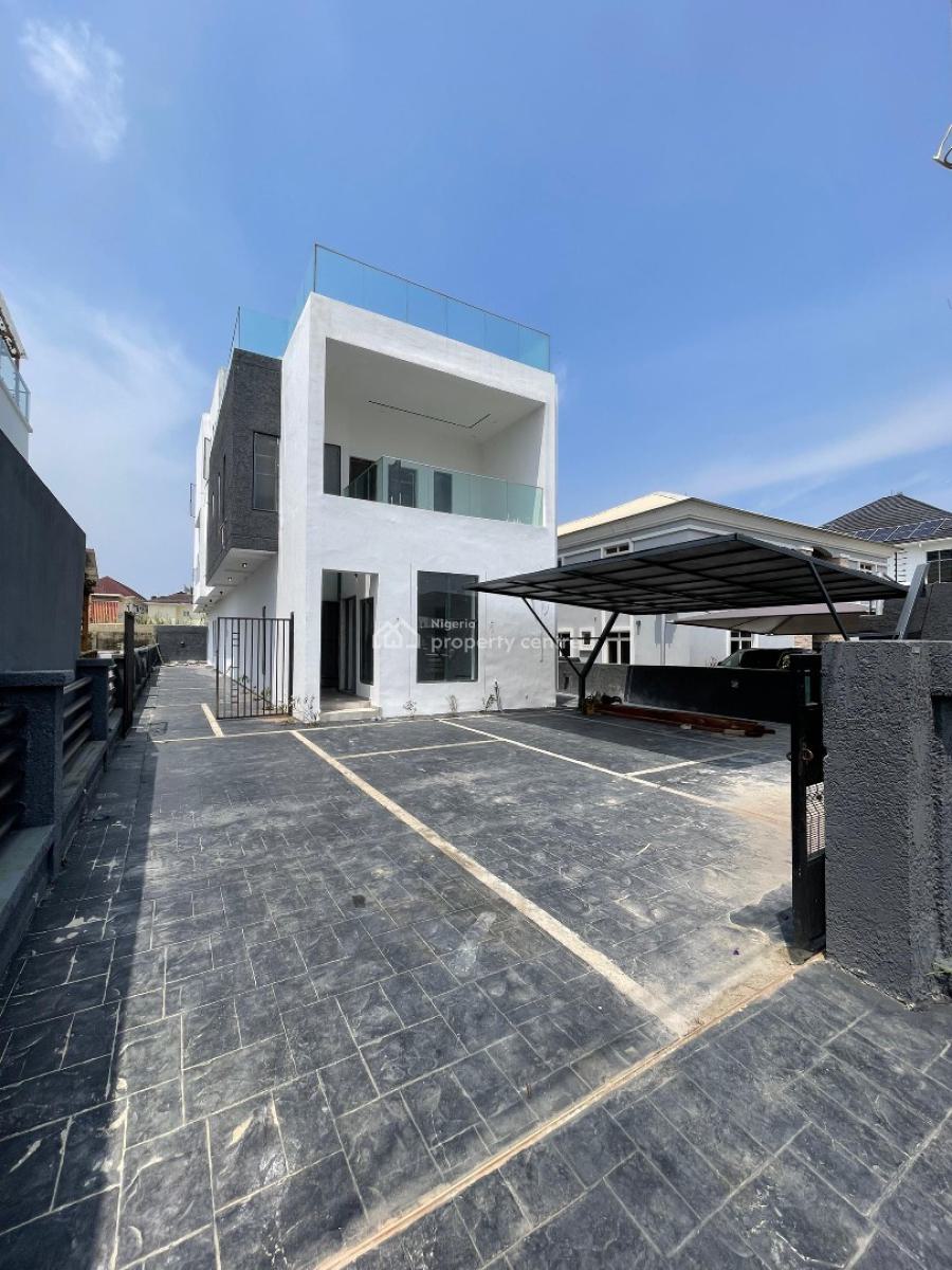 Lovely 5 Bedroom Fully Detached Duplex with Pool and Bq, Osapa, Lekki, Lagos, Detached Duplex for Sale