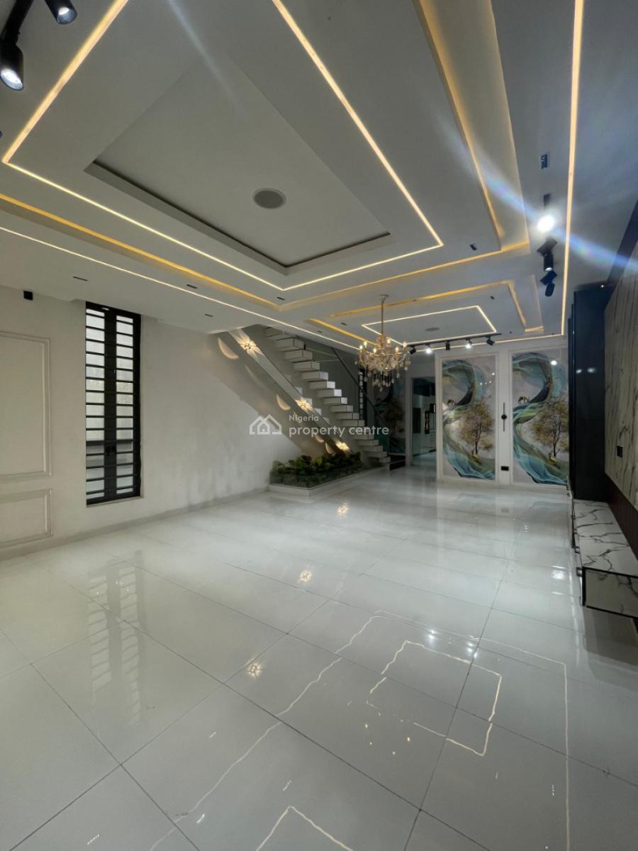 Contemporary 5 Bedroom Fully Detached Duplex with Bq and Pool, Ajah, Lagos, Detached Duplex for Sale