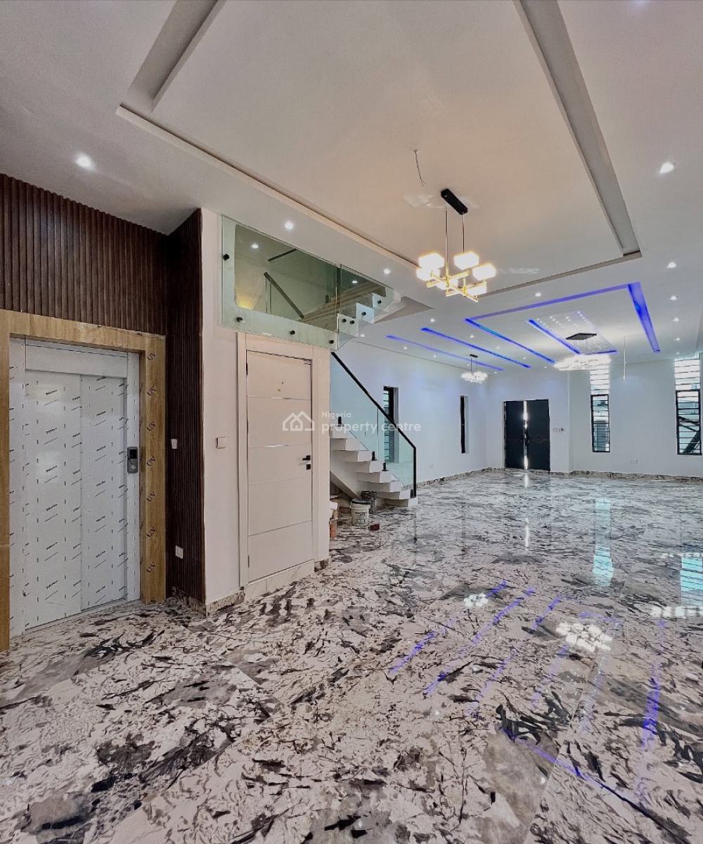 Contemporary 5 Bedroom Fully Detached Duplex with Pool, Cinema, Elevator, Ikota, Lekki, Lagos, Detached Duplex for Sale