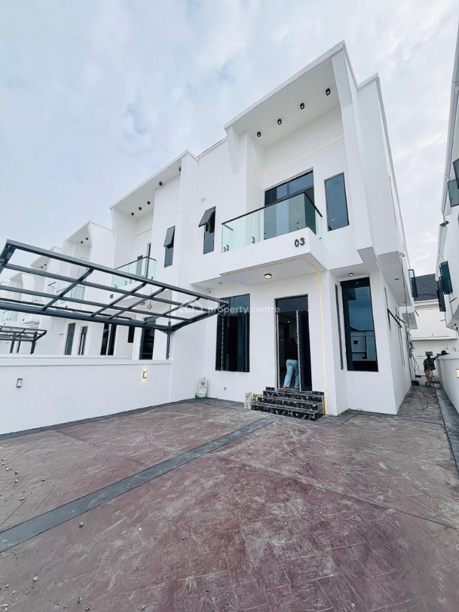 Decently Finished 4 Bedrooms Semi Detached Duplex with Bq, 2nd Toll Gate, Lekki Phase 2, Lekki, Lagos, Semi-detached Duplex for Sale