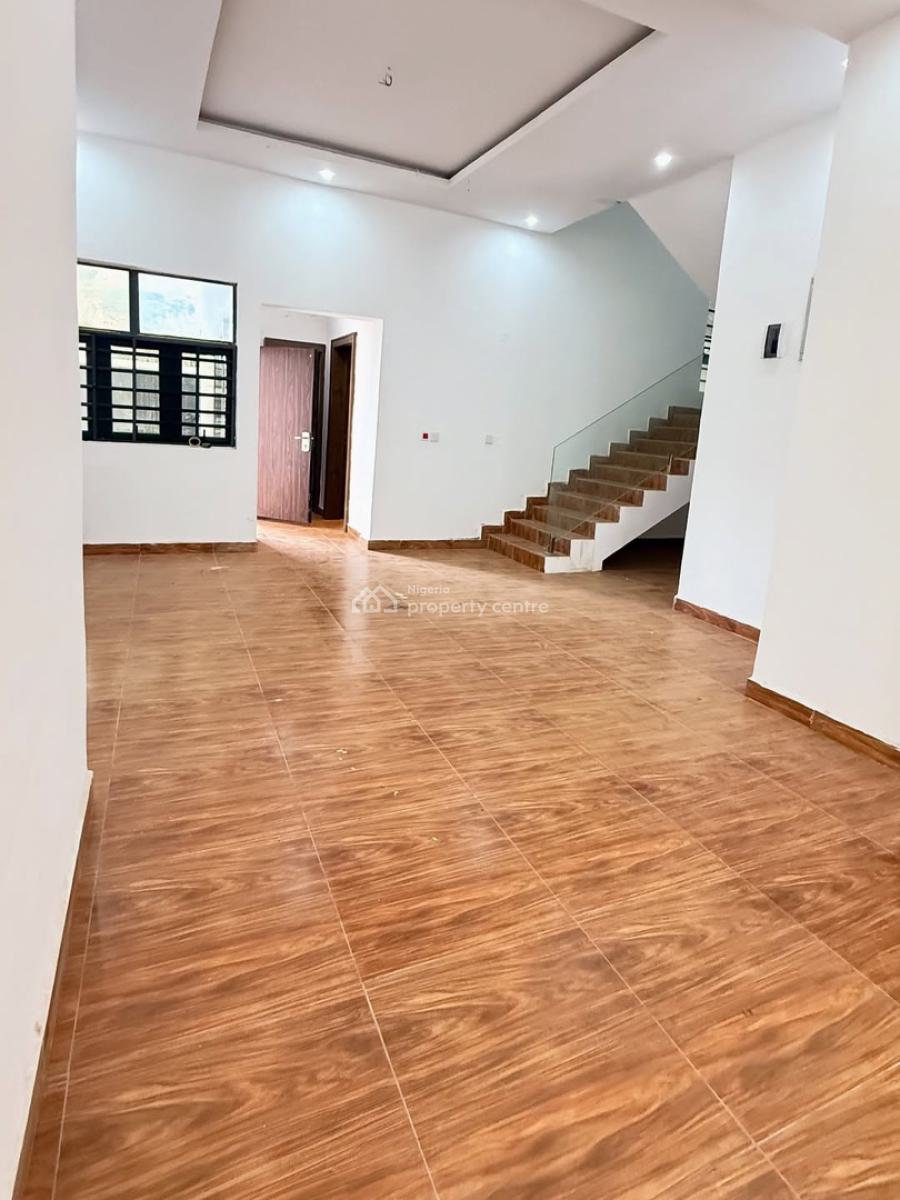 Newly Built 4 Bedroom Spacious Terrace Duplex with Bq,serene Vicinity, Serene Neighborhood on a Tarred Road, Katampe Extension, Katampe, Abuja, Terraced Duplex for Rent
