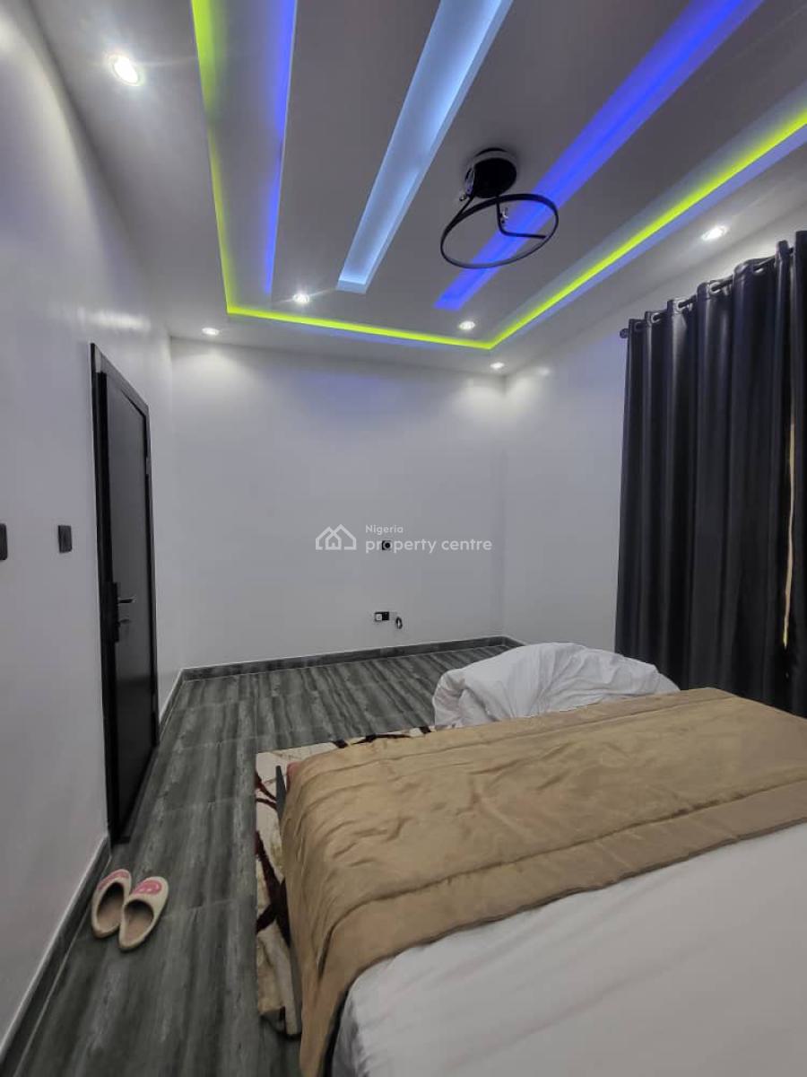 Newly Built Luxury Serviced Furnished 3bedrooms Apartment Wit Rooftop, Atlantic View Estate, New Road, Lekki, Lagos, Flat / Apartment for Rent