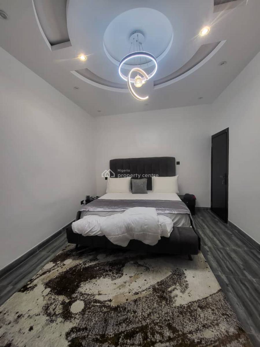 Newly Built Luxury Serviced Furnished 3bedrooms Apartment Wit Rooftop, Atlantic View Estate, New Road, Lekki, Lagos, Flat / Apartment for Rent